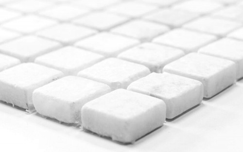 Mosaic tile marble natural stone white Ibiza antique marble mos40-42023_f - Picture 3 of 3