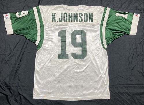 🏈Maglia Vintage Champion KEYSHAWN JOHNSON New York Jets NFL Taglia 44 **LEGGI**🏈 - Foto 1 di 8