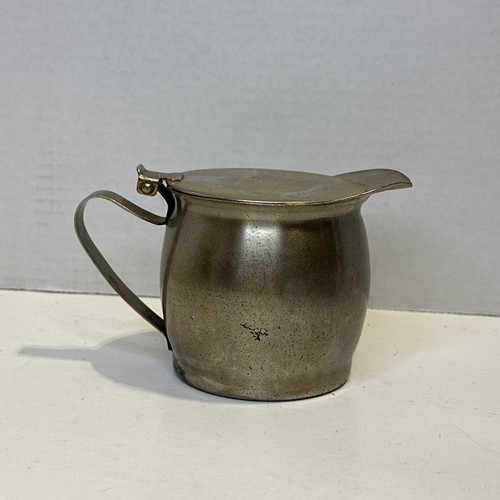 Vintage Edward Don Edelstahl Deckel Milchkännchen Sirup Spender Japan - Bild 1 von 10