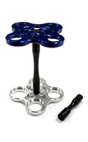 Integy 1/8 Off-road 1/10 Touring Car Aluminum Shock Stand Tool Silverblue Integy 1/8 Off-road 1/10 Touring Car Aluminum Shock Stand Tool Silverblue