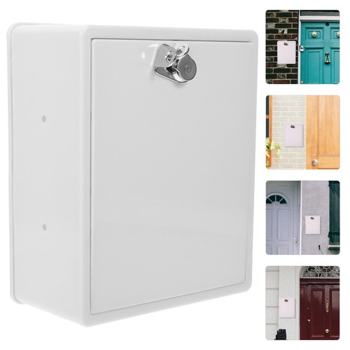 Milk Box Wall Mount Mailbox Locking Cabinet Small Door Mounted Baby - Picture 6 of 12