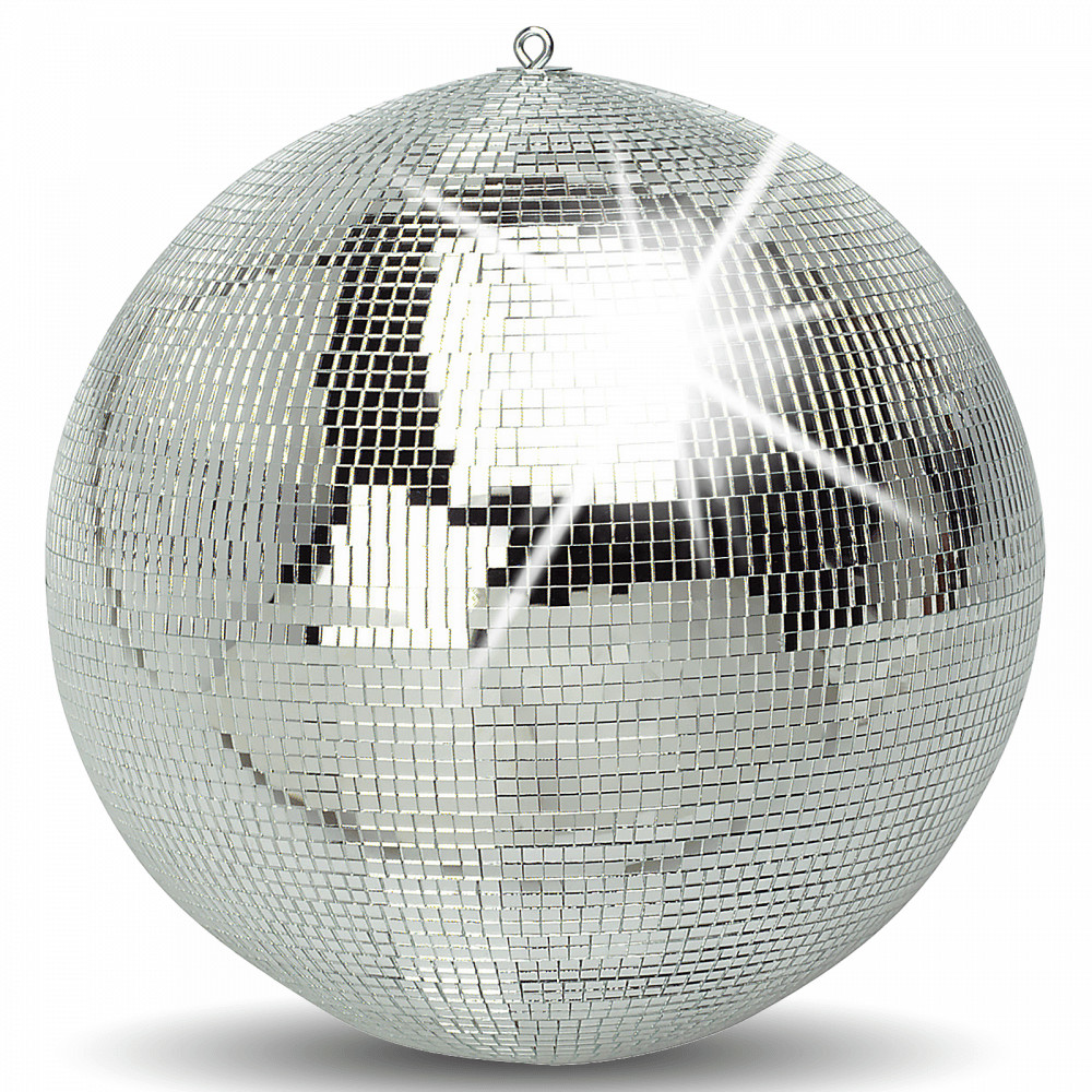 Large Lightweight Silver Mirror Dance Disco Party DJ Ball 400mm 16"" Mirrorball