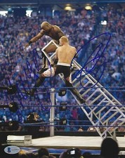 Christian Shelton Benjamin Signed 8x10 Photo BAS COA ROH AEW TNA Wrestlemania 22