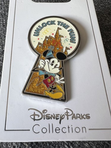 Disney Parks Pin Mickey Mouse 90. Geburtstag Pin Unlock The Fun Mickey Mouse Pin - Bild 6 von 9