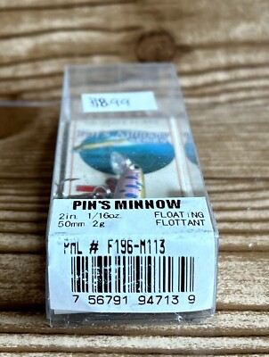 Esca Crankbait YO-ZURI Pin's Minnow Viola 2 1/16 Oz - Galleggiante Per Trota