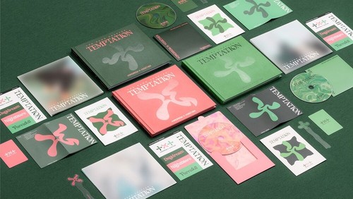 TXT Album THE NAME CHAPTER TEMPTATION CD+Book+2p Card+Poster+Sticker+B.Mark+Gift - Picture 8 of 14