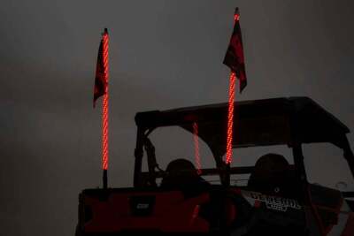 Rough Country Multi-Function UTV LED Whip Lights w/ Remote Control