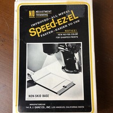 NOS A.J. Ganz Co. Speed-Ez-El 4 X 5 Easel With Box Vintage