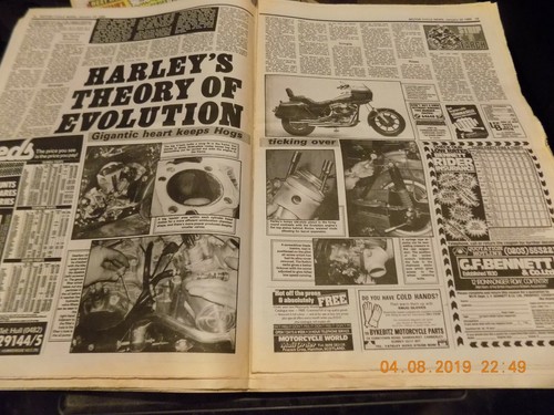 Motor Cycle News/23,1,1985/harley davidson evo strip/bsa 650 rgs - Picture 6 of 9