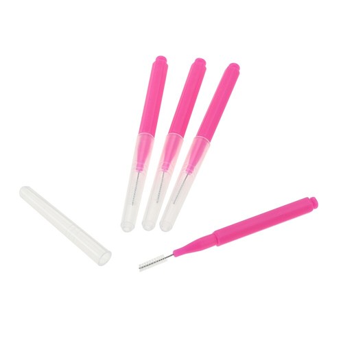 50 piezas/caja Cepillos interdentales 0,6 mm-1,0 mm hilo dental palillo implantes limpios, frenos - Imagen 50 de 68
