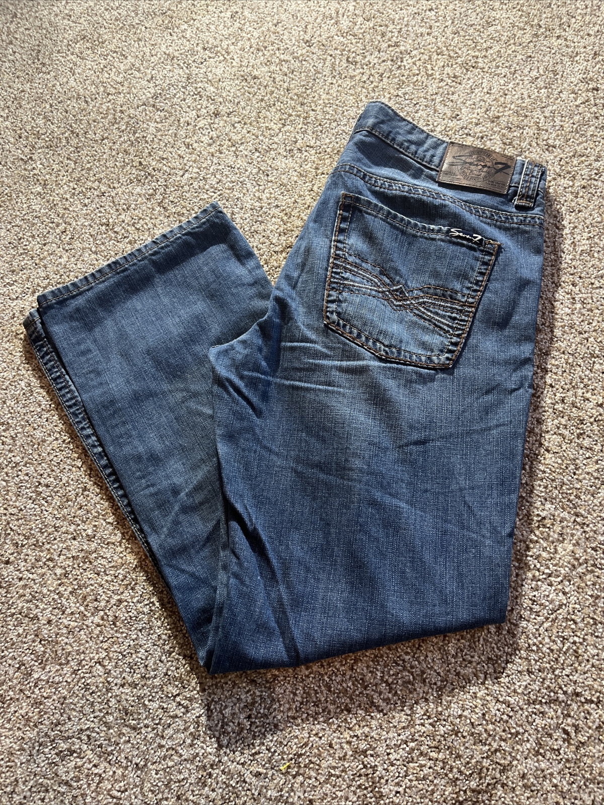 Seven7 Jeans Men's Straight Fit Denim Size 36 x 31