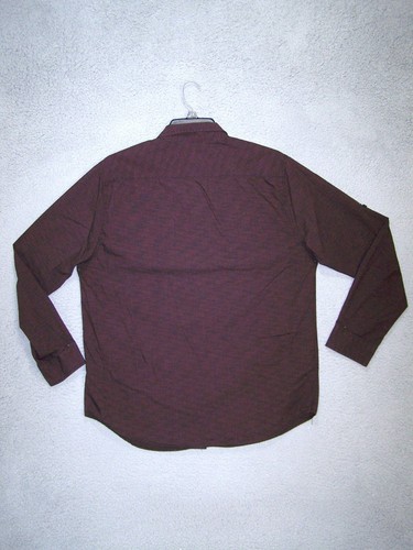 Eighty Eight Shirt Mens XXL 2XL Purple Long Sleeve Button Up Cotton Classic Men - Picture 8 of 12