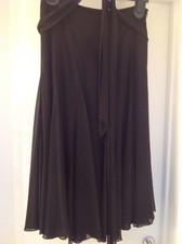 Coast crepe black evening skirt
