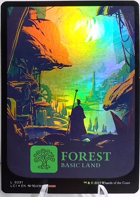 Mtg Full Art Foil Forest LCI 0291 Magic the Gathering | eBay