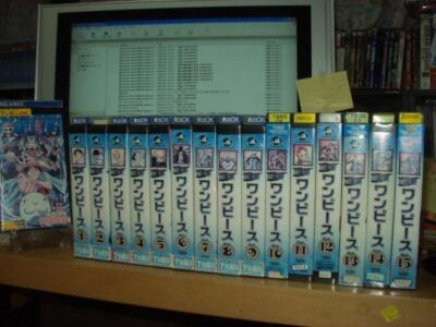 One Piece Season 1 Volume 1-15 & TV Special Set VHS Cassette