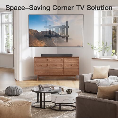 Corner TV Wall Mount Bracket for 26-60 inch LED LCD Flat Curved Screen TVs up... - Picture 7 of 7