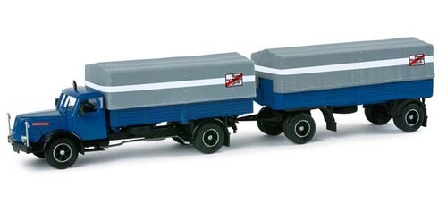 * Herpa 157186 Henschel HS 140 Canvas Trailer Fern Schnell Gut 1:87 Scale (PL) - Picture 5 of 5