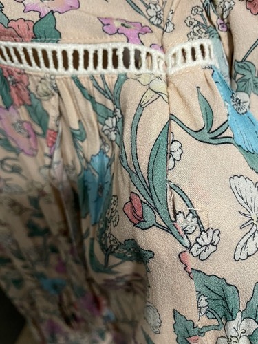 Spell & the Gypsy Collective Sayulita Frill Gown ~ Musk Size S - Picture 8 of 12