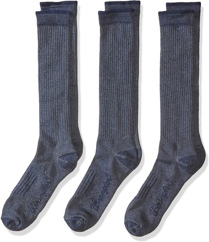 Wrangler Herren Arbeitskleidung feuchtigkeitsableitend Kissen über der Wade Socken 3 Paar - Bild 6 von 6