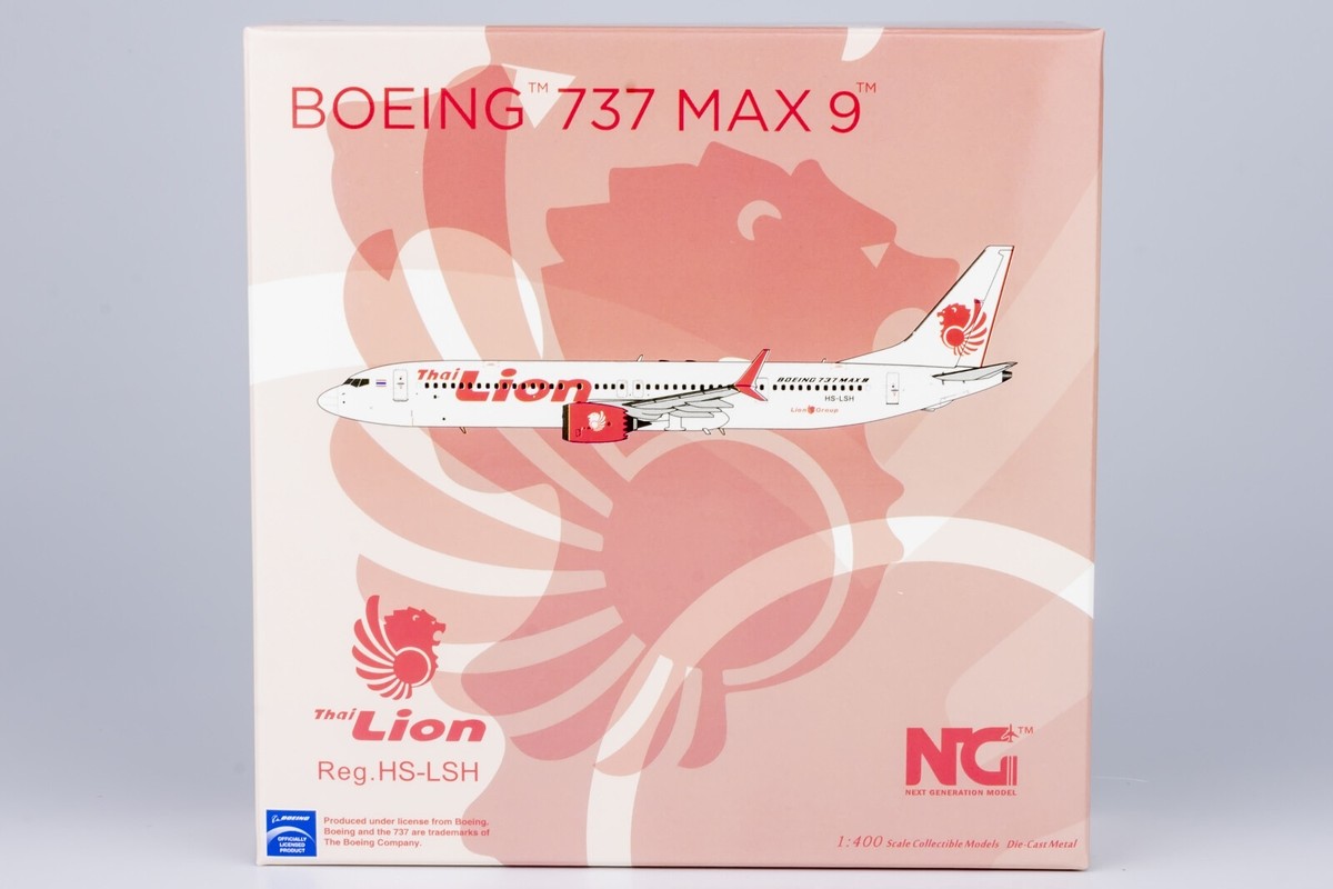ボーイング 737MAX9 N7379E 1/400 1:400 NGmodels Lion Air Boeing 737 MAX 9 Passenger Airplane