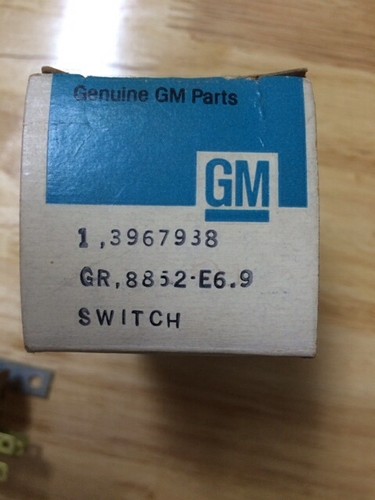 69 70 Impala Blower Motor Switch GM NOS 3967938 Heater Non A/C SS 427 396 454 - Picture 4 of 4
