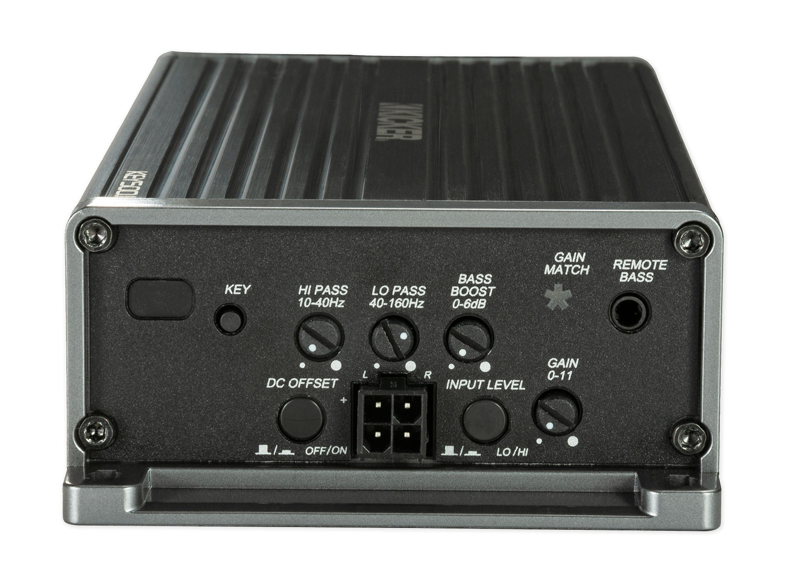 KICKER KEY5001 500-Ваттный интеллектуальный моноусилитель с басовым процессором Комплект усилителей 47KEY5001