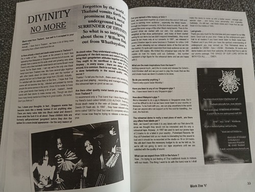 Bleed #5 1999 Underground Metal Fanzine Abigor Bloodthrorn Lord Belial Deathwish - Imagen 4 de 8