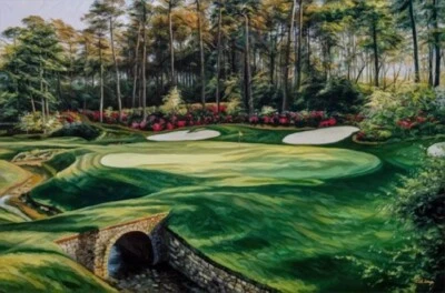 Classic Sports Prints - Augusta National Masters Golf -Ready2Hang-HUGE canvas - Image 1 of 3