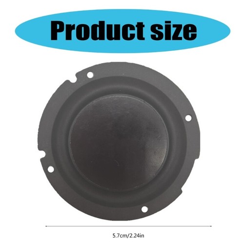 2Pcs 57MM Radiator Speakers Bass Diaphragm Speakers Systems Speakers Rubber - Zdjęcie 8 z 8