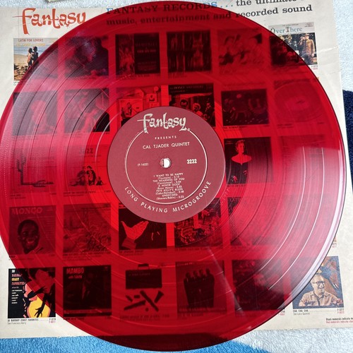 Cal Tjader Quintet - 1956 Original Red Vinyl - Fantasy 3232 Inner Sleeve - Picture 17 of 24