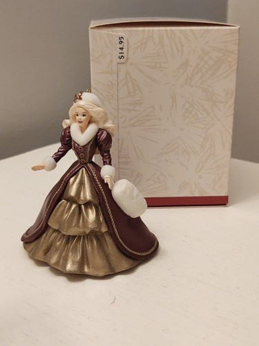 Hallmark Keepsake 1996 Holiday Barbie 4th In Series Classic Victorian Dress... - Picture 4 of 10