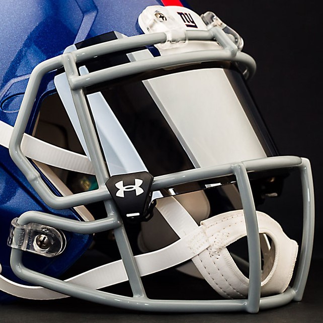⭐️値下げ◆レア◆Saturdays NYC× Eyevol◆ NEW YORK GIANTS NFL Football Helmet with CHROME MIRROR Visor / Eye