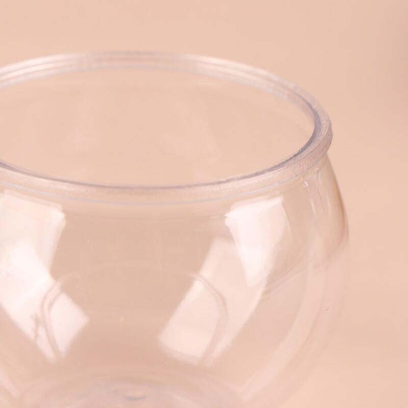 5Pcs Round Transparent Dessert Cups For Party Yogurt Plastic Baking