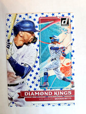 2022 Donruss Baseball Diamond Kings Mookie Betts Los Angeles Dodgers Blue Stars