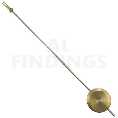 Brass with Steel Rod with Hook No 1 Clock Pendulum French 35mm NEW Brass with Steel Rod with Hook No 1 Clock Pendulum French 35mm NEW