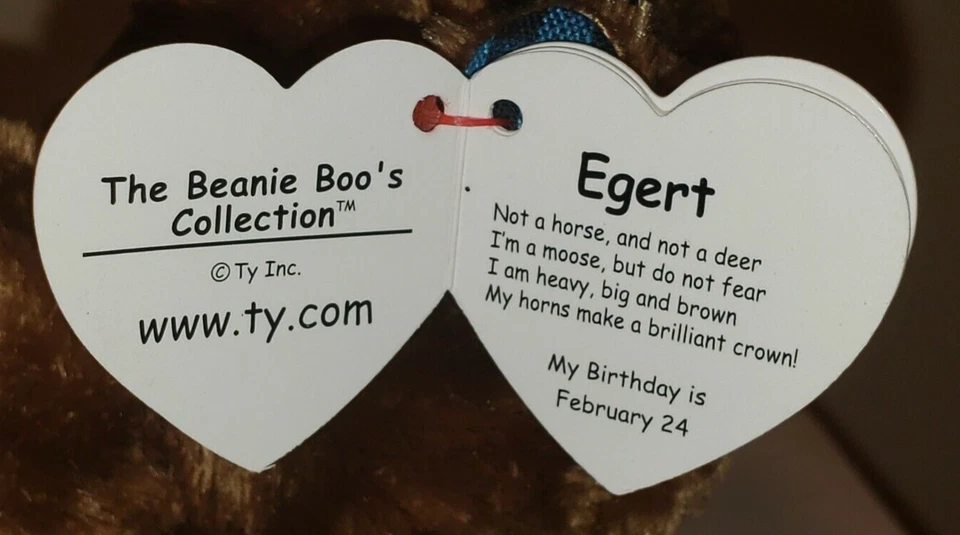 2020 NEW Exclusive Set Ty Beanie Boos - Birger, Egert, Harald, Rasmus & Väinö 6" - Image 4 of 4