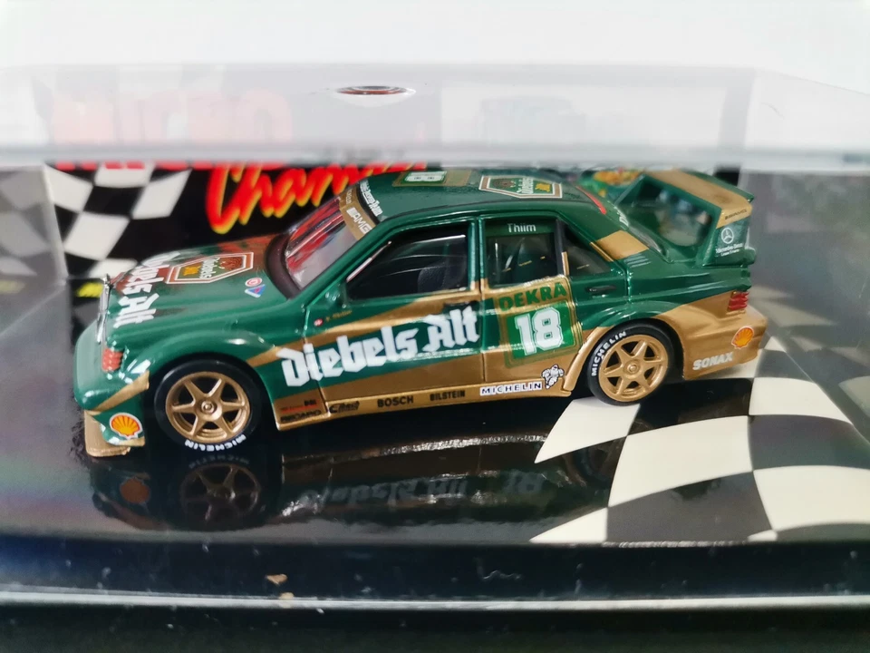 MINICHAMPS 1:64 MERCEDES 190 E EVOLUTION II DTM MICROCHAMPS - Immagine 2 di 4