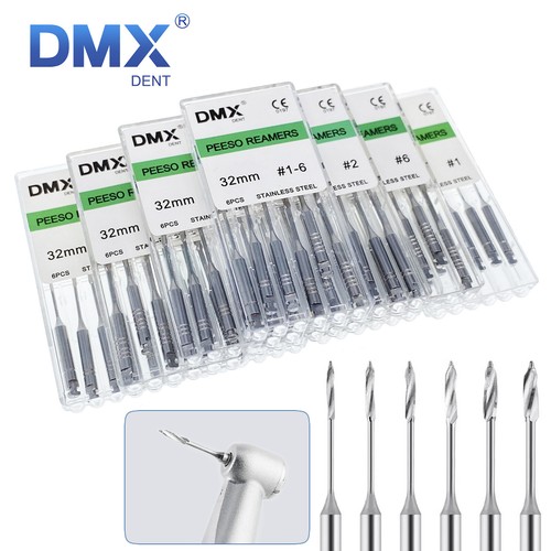 6 Pcs DMXDENT Dental Pesso Reamers SST #1-#6 Endodontic Files Root Canal 28/32mm - Picture 2 of 26