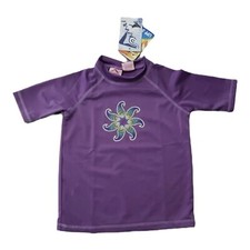 Kanu Surf Purple Swim Shirt UPF 50 Size XS Rash Guard