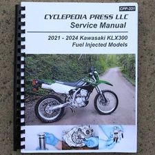 2021-2026 Kawasaki KLX300 KLX 300 Dual Sport SERVICE & REPAIR MANUAL