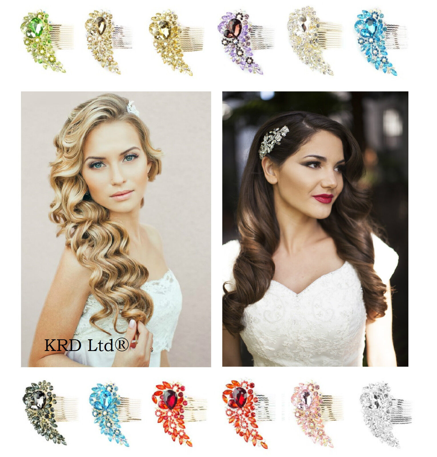 Bridal DIAMOND HAIR COMB Wedding Prom Girls Ladies Fancy Dress Night Party Tiara | eBay Bridal DIAMOND HAIR COMB Wedding Prom Girls Ladies Fancy Dress Night Party Tiara | eBay