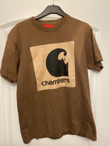 Seltenes Interbreed "Chambers" Hip Hop braunes T-Shirt Small-Medium
