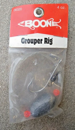 Boone 6320 Grouper Rig 4oz Sz12/0 Circle Hook 1Pk