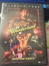 WILLY'S WONDERLAND~2020 NEW SEALED DVD~NICOLAS CAGE EMILY TOSTA BETH GRANT