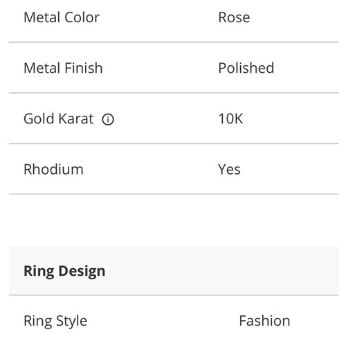 Zales 5 1/4 Champagne & White Diamond Pear Shaped Rose Gold Twist Ring 10k $699 - Picture 6 of 9