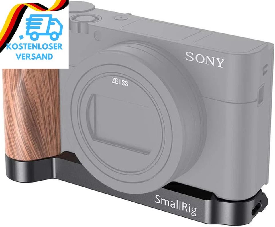 BESUCHE DEN SMALLRIG-STORE SMALLRIG L-Förmiger Holzgriff Für Sony RX100 III/IV/V(VA)/VI/VII - LCS2467