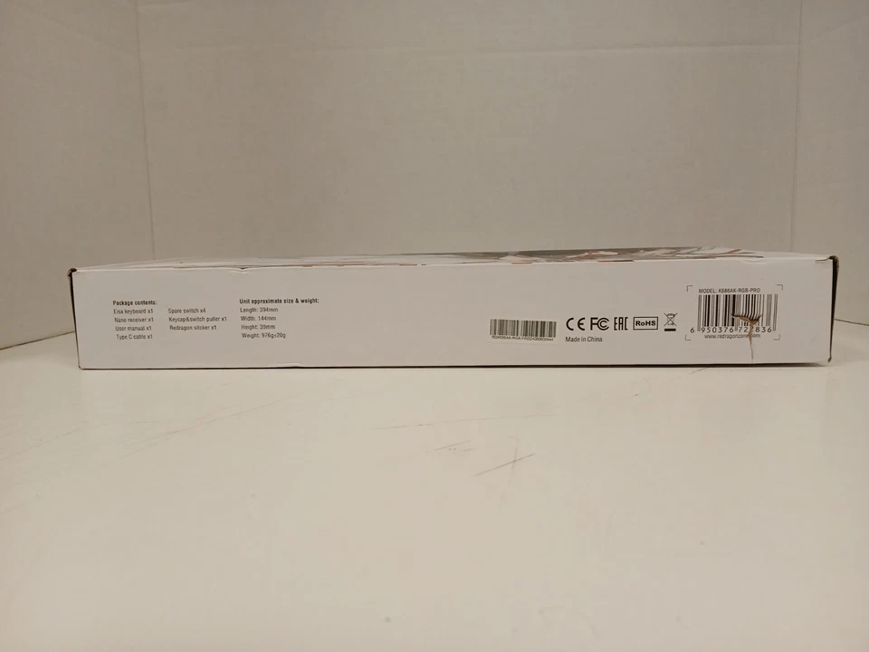 Redragon EISA K686 PRO SE 98 Key RGB Gasket Hot-Swappable Mechanical Keyboard - Image 3 of 4