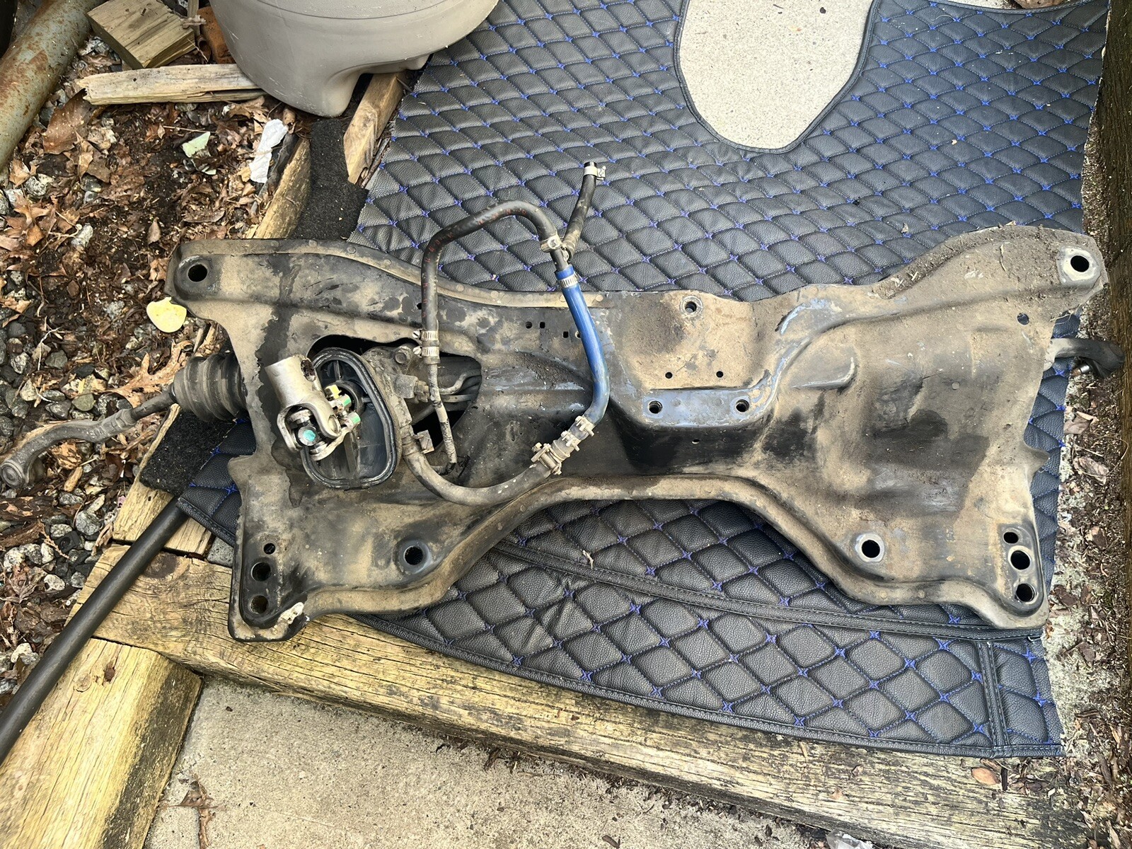 1996-2000 Civic front sub k frame crossmember, Rack and pinion, Tie ...