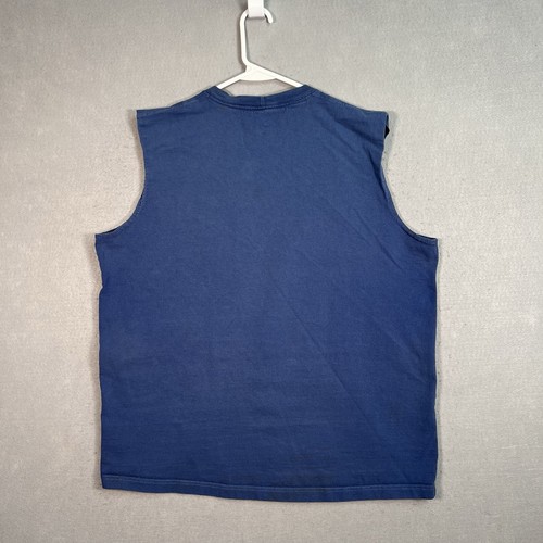 Carhartt Classic Logo Pocket T-Shirt Erwachsene XL Relaxed Fit Blau Ärmellos Herren - Bild 8 von 10