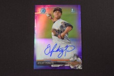 Ofelky Peralta 2017 Bowman Chrome Prospect Autographs Purple Refractor /250